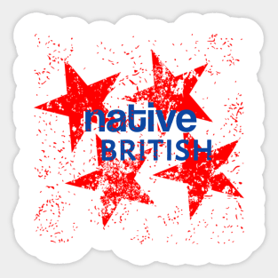 Native British Sticker